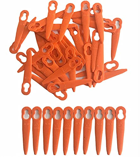 50 Stück Kunststoffmesser Kompatibel für Stihl PolyCut 2-2 und PolyCut 3-2