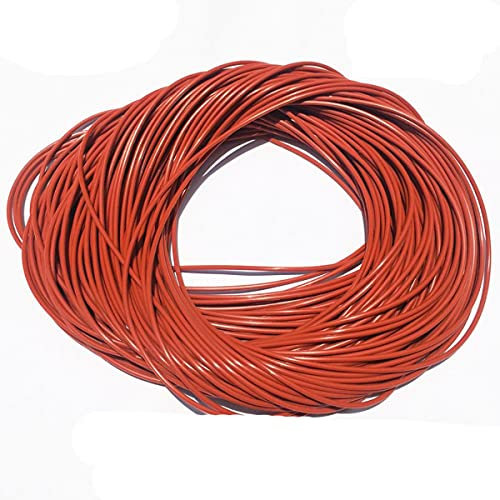 Roter Silikonring Silikon/VMQ O-Ring 2,4 mm Dicke OD140/145/150/155/160/170/180/190mm O-Ring-Dichtung Gummidichtung Unterlegscheiben-Ringe-5Pcs,OD150x145.2x2.4mm