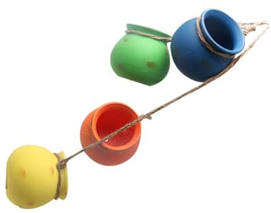 BESPORTBLE Pot De Fleur Titulaire Pots D'intérieur pour Plantes Pot De Jardinière Suspendu Bac à Fleurs Suspendu Pots De Fleurs pour Plantes D'intérieur Mini-Pots Céramique Vasque Suspendue