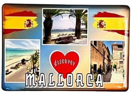 Mallorca Baleareninseln Spanien Souvenir Mallorca Kühlschrankmagnet Mallorca Souvenir Fridge Magnet Mallorca 1705