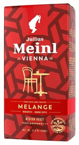 Julius Meinl Vienna Melange - 500g gemahlen | Traditionelle Wiener Kaffeemischung | Aromatischer Kaffee für Filter und French Press | Feinster Genuss aus 100% Arabica