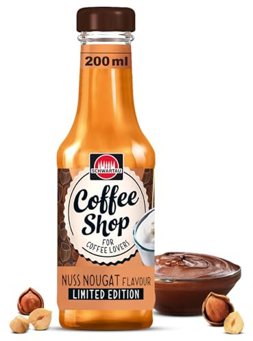 Schwartau Coffee Shop - Jarabe de turrón de nueces, 200 ml