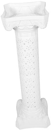 Cabilock Jarrón De Flores con Columna Romana Hueca Decoración De Bodas De Plástico Pilar Romano para