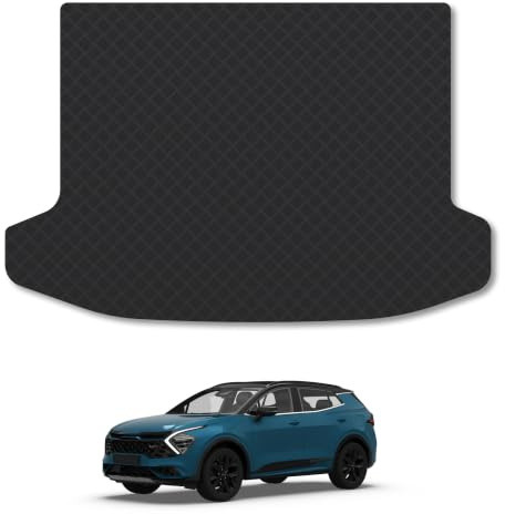 Fits Kia Sportage (2022+) 3mm Rubber Boot Mat | Tailored Fit Durable Boot Liner Full Coverage Protection Waterproof Accessories Easy Clean Anti Slip Made in the UK