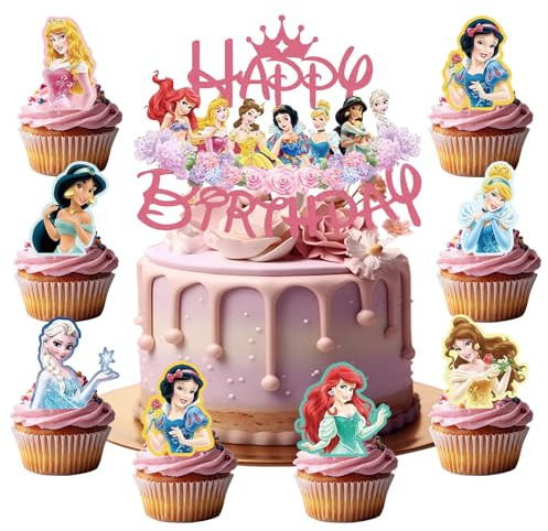29 Stück Tortendeko-Set – Cake Topper – Für Kuchen & Cupcakes