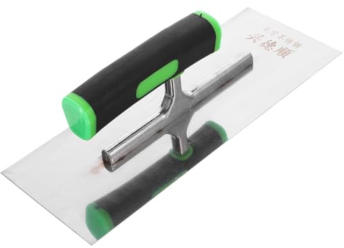 BIUDECO Spatola per Stuccatura in Acciaio Inossidabile Strumento Professionale per Cartongesso e Intonaco Lama Resistente per Rasatura e Finitura Manico Ergonomico Doppio Colore per
