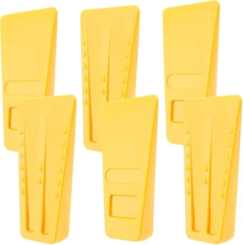 Fällkeile aus Kunststoff, 6 Stück, 15,2 cm, für kontrolliertes Fällen von Bäumen, Baumschnitt, wiederverwendbar, Kunststoff