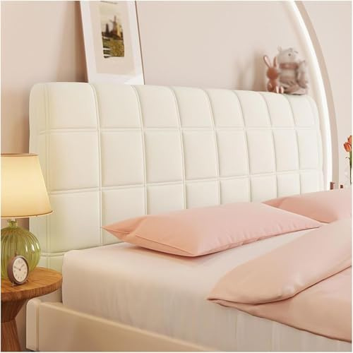 Stretch-Kopfteilbezug in den Größen Full, Queen und Cal King, Polyester-Überzug, staubdichter Schutz, Schlafzimmerdekoration(A,180cm)
