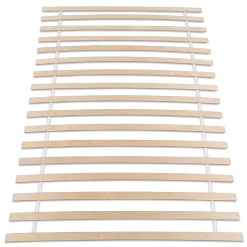 IDIMEX PASIA Lattenrost 140 x 200 cm, Natur - Rollrost aus hochwertigem Birke-Schichtholz, 17 stabile Federleisten, inklusive Montageschrauben, flexibel einsetzbar als Ersatz oder für Neubett