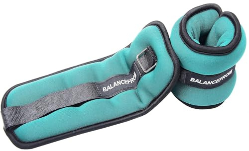BalanceFrom GoFit Gewichtsmanschetten für Knöchel, Handgelenk, bras, Bein, verstellbar