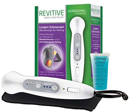 Revitive Ultraschall-Therapie: Lindert Schmerzen bei muskulären Verletzungen, Beschwerden und Zerrungen. Ideales Ultraschall Handgerät für Zuhause