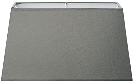 Home Sweet Home Stofflampenschirm, dunkelgrau| 35 x 30 x 19 cm | Kann mit einer Tischlampe verwendet werden | Geeignet für Wohnzimmer, Esszimmer