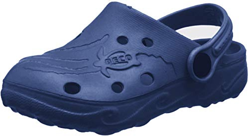 Beco Zuecos Unisex para niños, Azul, 32 EU