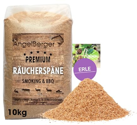 Angel-Berger Räuchermehl Räucherspäne Deluxe 10-15kg Sack Verschiedene Sorten