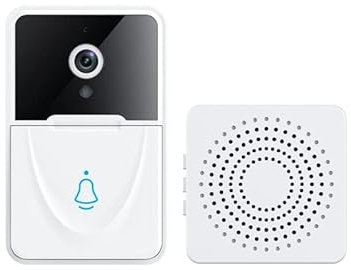 WANGCL Wireless Video Doorbell Camera Visual Smart Security Doorbell with Motion Detection Night Vision 2-Way Audio Real-Time Monitoring