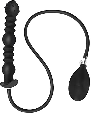 Jinqian 18cm Extra Lang Teleskop Aufblasbar Analplug mit Pumpe, Verstellbar Große Analstöpsel Analdildo Silikon tragbar Buttplug für Anus Vagina Expansion Stimulation Sexspielzeug für Männer Frauen