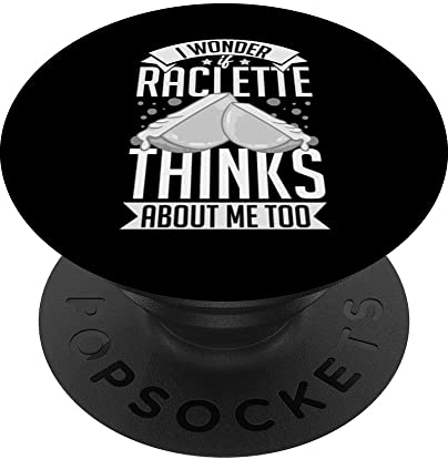 Raclette Cheese Grill Machine Dinner Fondue Recipes PopSockets Swappable PopGrip