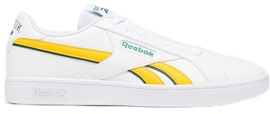 Reebok Court Retro, Zapatillas de Deporte Unisex Adulto, Ftwwht Drkgrn Clayel, 42 EU