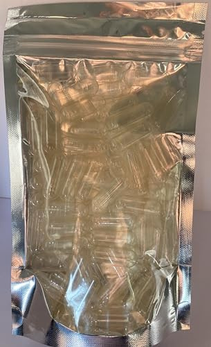 Empty Gelatin Capsules Size 000 Clear - 500 Pack | Extra Large | Halal Kosher Gluten-Free | Premium Bovine Pill Cases for DIY Supplements