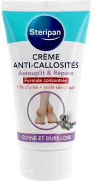 Steripan - Crème Anti-Callosités - Assouplit et Répare - Formule Concentrée - 10% d'Urée + Acide Salicylique - Corne et Durillons - 75ml