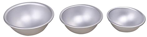 RORPOIR 6stücke Badebombenformen Aus Metall in Verschiedenen Backformen Für Diy Badesalzprojekte Lebensmittelechtes Aluminiumlegierungsmaterial