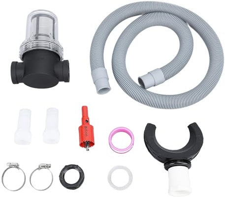 Tuyau de Descente Rond de Collecteur d'eau de Pluie, Système de Collecte d'eau de Pluie de Conception Compacte pour Toit avec Matériau Plastique de qualité Supérieure, (100 mm /