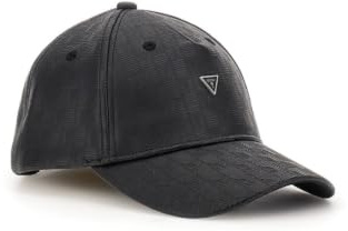 Cappello Baseball unisex Guess London in ecopelle nero con logo CS25GU05 TAGLIA UNICA