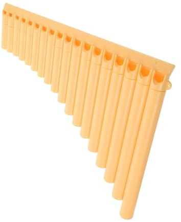 Panflöten Gelbe Panflöte Musikinstrument Anfänger für Konzert
