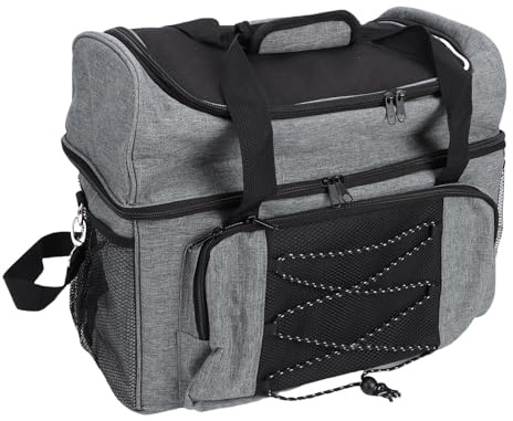 Asixxsix Bowlingtasche für 2 Bälle, Schuhfach Oben, wasserdicht, staubdicht, tragbar, großes Fassungsvermögen, 2 Bowlingtaschen für alle Bowling-Fans