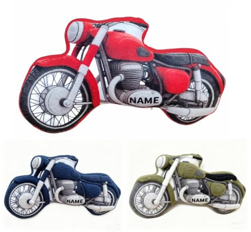 springcos Personalized Custom Motorcycle Shapes Pillow 2D Printed Cushion for Sofa Room Gift