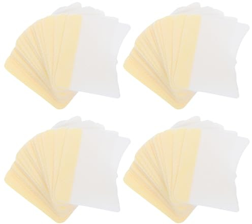 IWOWHERO Abschminkpads Entferner Praktische Make Up Entferner Pads Bogenförmige Baumwolle 160 Stück für Augen Make Up und Wimperncreme für Salon und Zuhause