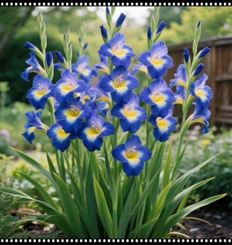 Rizomi di gladioli selezionati, carnosi e sani, con un alto tasso di germinazione, varietà pura, resistenti alla siccità e al freddo.-8Rizomi-F