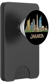 Jakarta Indonesia Travel Souvenir City Landmark Gift PopSockets PopWallet for MagSafe