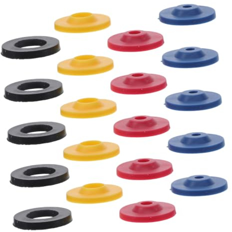 24pcs Silicone Shower Flow Control Washer Water Saving Gasket Insert