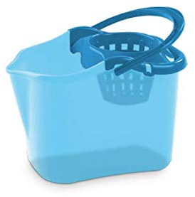 Hega Star - Cubo para fregona (13,5 L), Color Transparente, Talla única