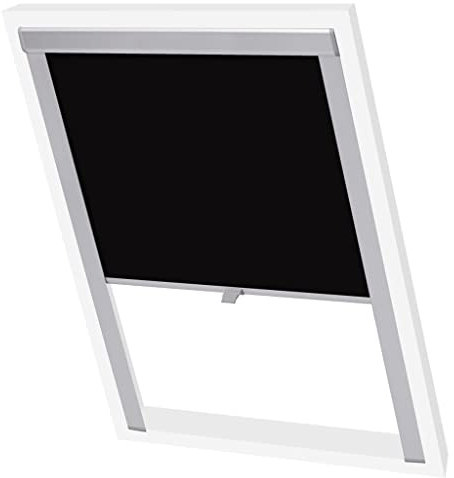 vidaXL 133520 Blackout Roller Blind PK06 Roof Window Blind Thermal Blind Roof Blind, Fabric, One Size