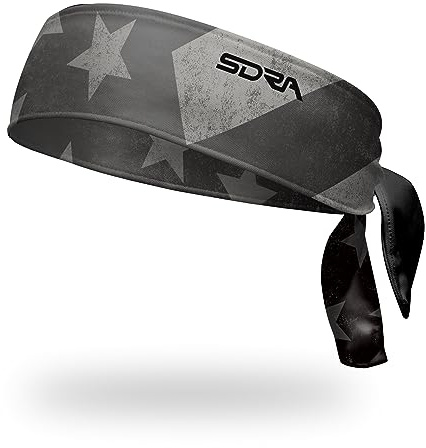 Suddora Country Flag Tie Headband with USA Honor National Flag, Breathable Sweatband for National Sports Events, Non-Slip Fabric Sweatband for Soccer, Tennis, Workout, Costumes & Cosplay