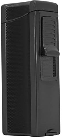 GERMANUS Kaventsmann Briquet jet flamme en noir pour bougies