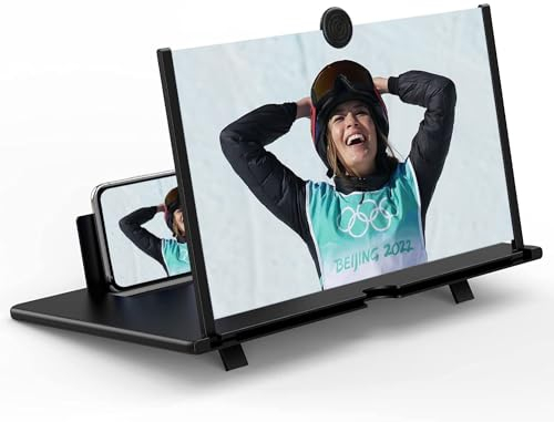 14 Zoll Handy Bildschirm Lupe，Bildschirm Vergrößerungsglas für Handy kompatibel mit Allen Smartphones。Wanmutrun