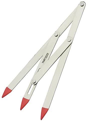 YNR Eyebrow Ruler Golden Ratio Eyebrow Measuring Ruler Eyebrow Caliper, Flexible Removable Ruler, Semi Permanent Eyebrow Tattoo Designing Shaping Tools, Makeup Measure Tool (Red)