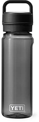 YETI Yonder 750 ml/25 oz Water Bottle with Yonder Chug Cap, Charcoal