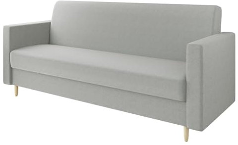 Mirjan24 Schlafsofa Moliesa mit Bettkasten und Schlaffunktion, 3 sitzer Sofa mit Bettfunktion, Polstersofa, Couchgarnitur, Bettsofa, Couch mit Schlaffunktion (Paros 05)