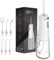 Munddusche Kabellos,Tragbar Elektrische Zahnreiniger,Munddusche Testsieger für 4 Modi & 6 Düsen, 300ML Wassertank Mund Reiniger für Mundpflege & Reinigung IPX7 Waterproof Electric Water flosser