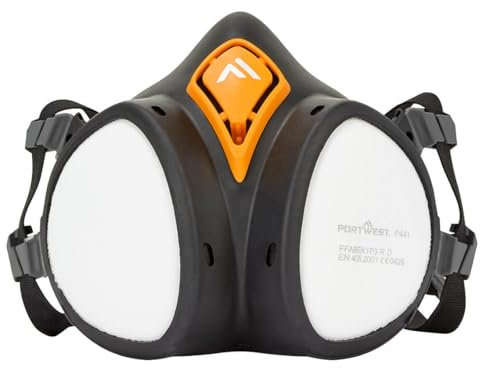 Portwest Media máscara lista para usar ABEK1P3, P441 filtros integrados