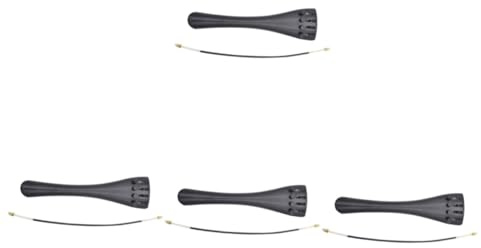 BESTonZON 4 Sätze Ersatz Cello Teile Cello Saitenhalter Miniatur Grammophon Teile Langlebiges Instrumenten Zubehör Versorgung Instrumente e
