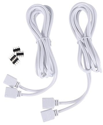 SEWOART 2m Rgb Verlängerungskabel Mit Einfache Verbindung Für Smd Material Für Innenbeleuchtung Und Kreative Lichtgestaltung