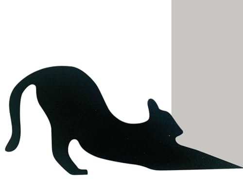 Fermaporta in Legno Da Pavimento Per Gatti - Cuneo Decorativo Per Parte Inferiore Della Porta Pesante, Sicurezza Domestica Per Hotel, Casa