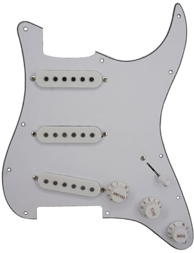 Vibrivio E-Gitarrenhals-Ersatz, Halbtonkopf, wetterbeständiges Ahorn und Palisander, kompatibel mit ST GS71, Holz-Gitarrenhalsteile