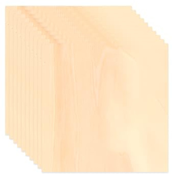 10 pcs Basswood Sheets,300 x 300 x 3mm Craft Plywood Sheets,Square Unfinished Unpainted Basswood Wooden Sheets for Crafts, Hobby, Model Making, Wood Burning