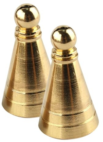 BESTYASH 2 pezzi in ottone torre di incenso fai da te stampo durevole elegante pratica forma conica per coni di incenso